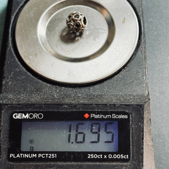 Pandora ALE Sterling Silver 925 Figure 8 Infinity Slide Charm Size 0.25'' Length - Picture 6 of 6